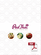 Pad Thai Thame Main Dinner Menu